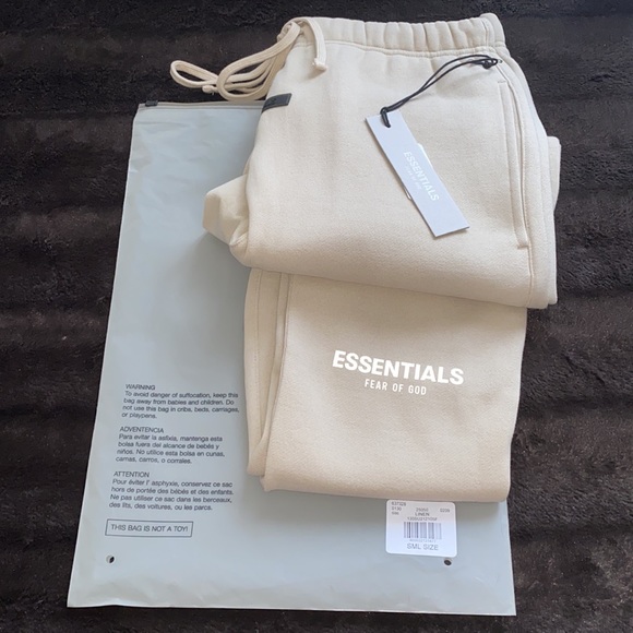 ✅ NWT Fear of God UNISEX Essentials lounge pants joggers 100% auth receipt avail - Picture 3 of 12